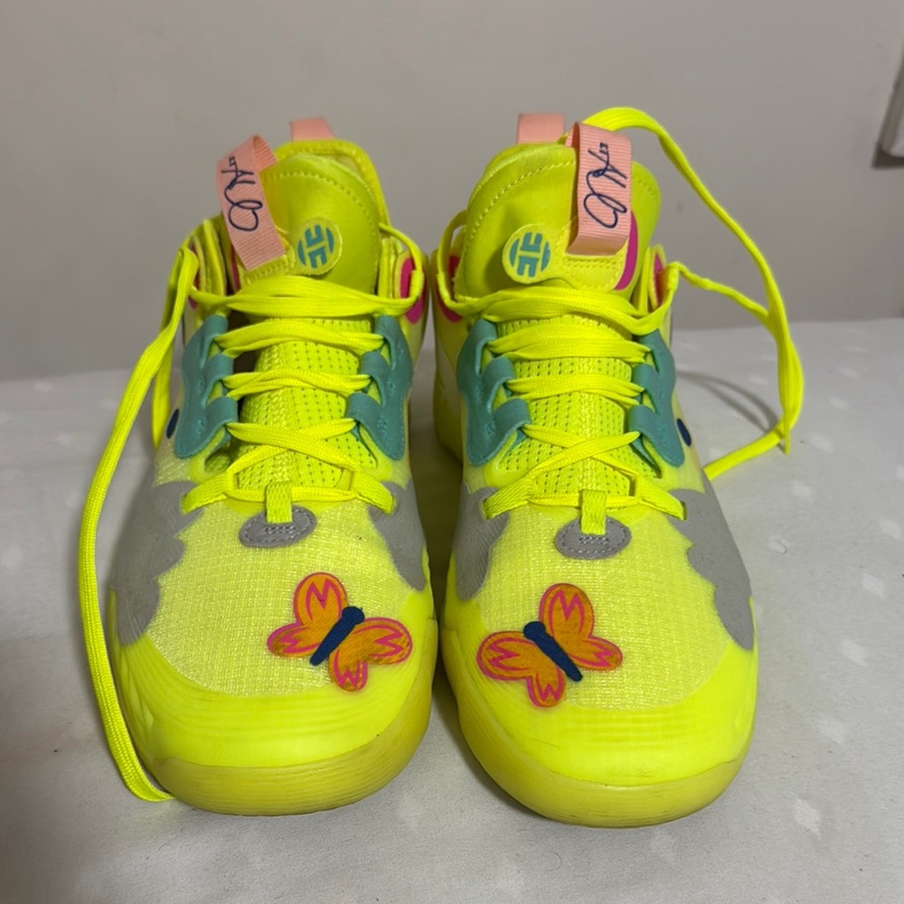 Colorful Men’s Sneakers with Butterfly Design